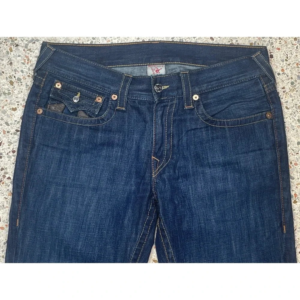 True Religion Section Straight Vtg Y2K Men's‎ Denim Jeans Size 34